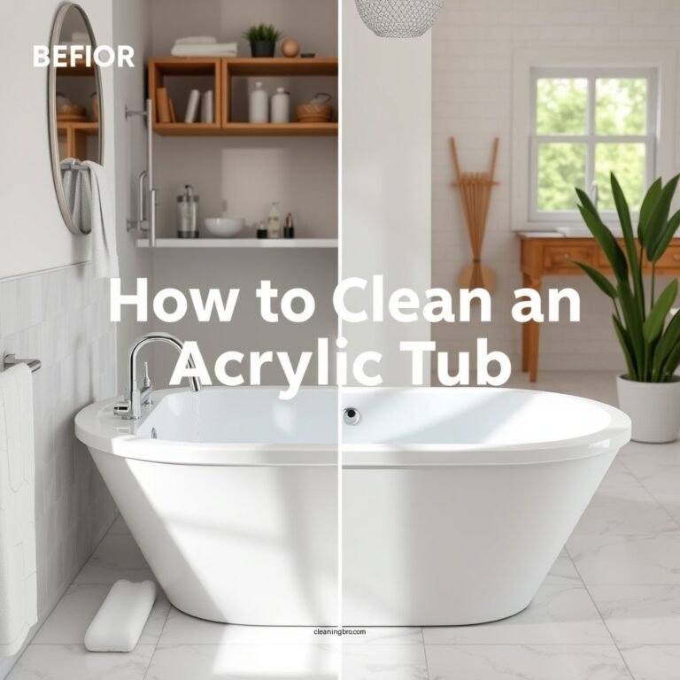 How to Clean an Acrylic Tub: Step-by-Step Guide