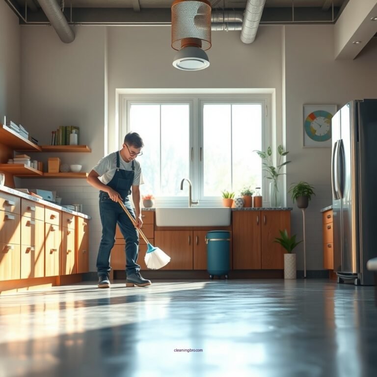 How to Clean Up Calcium Chloride Brine on a Concrete Floor