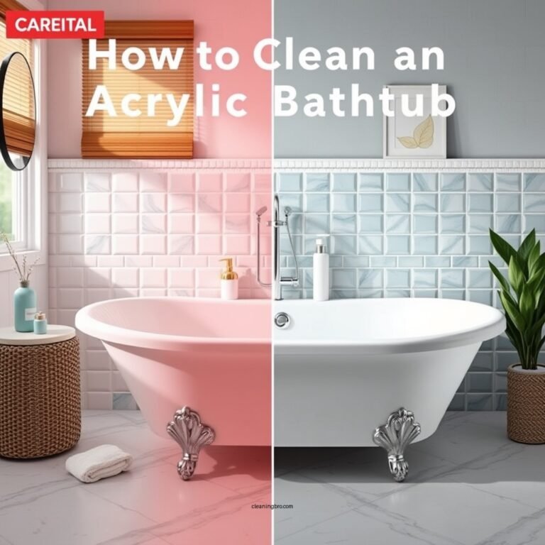 How to Clean an Acrylic Bathtub: Step-by-Step Guide