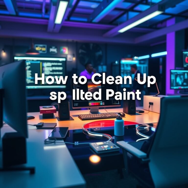 How to Clean Up Spilt Paint: A Step-by-Step Guide