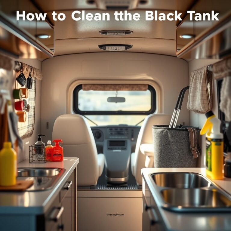 How to Clean the Black Tank on Your Camper