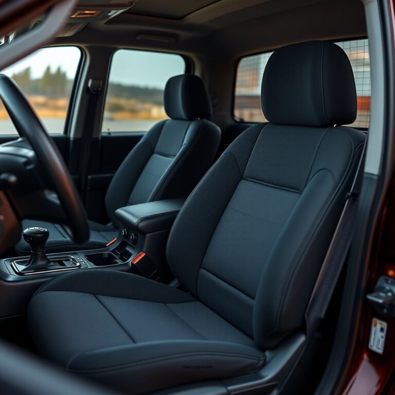 How to Clean Cloth Seats in Your Truck: A Simple Guide