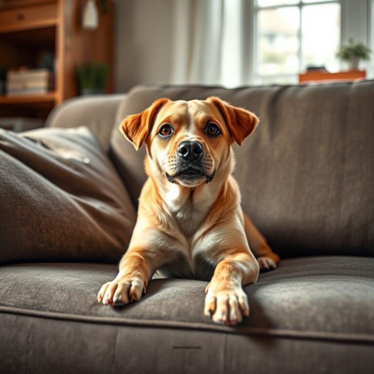 How to Clean Dog Pee Out of Your Couch