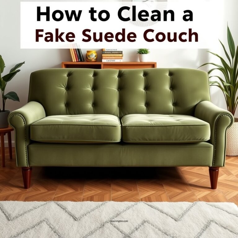 How to Clean a Fake Suede Couch: A Simple Guide