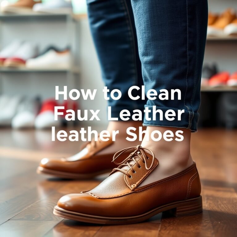 How to Clean Faux Leather Shoes: A Simple Guide