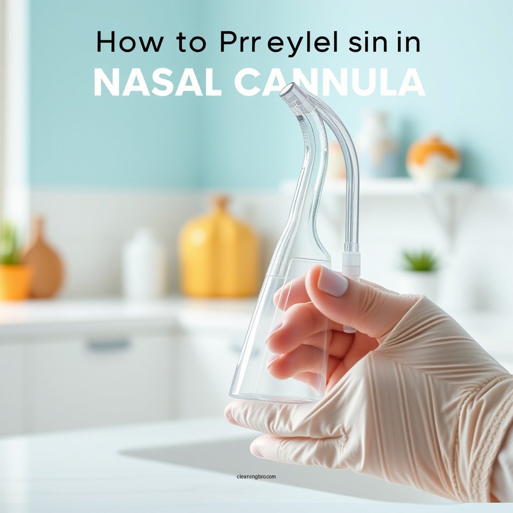 How to Properly Clean a Nasal Cannula
