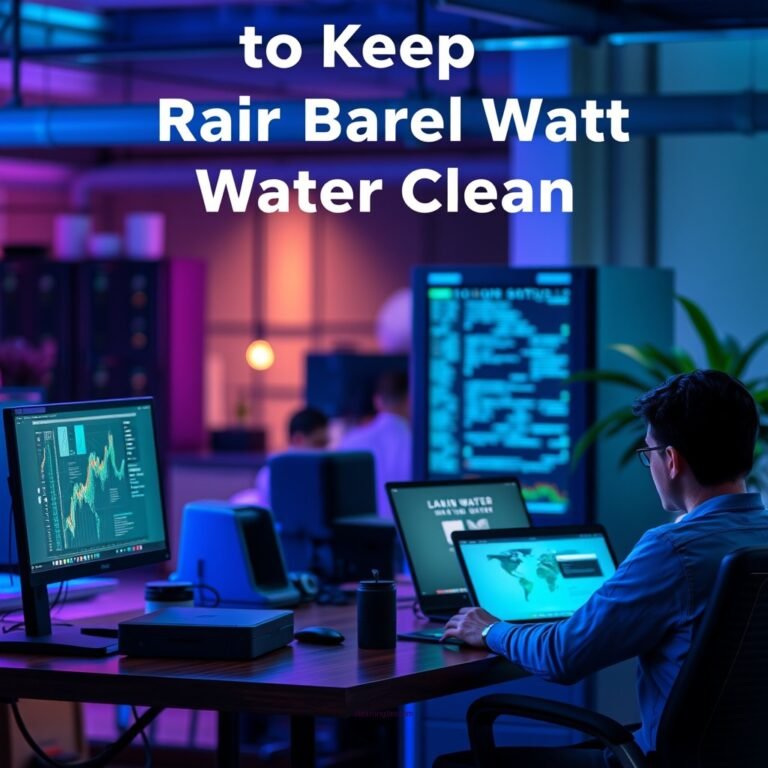 How to Keep Rain Barrel Water Clean: Essential Tips