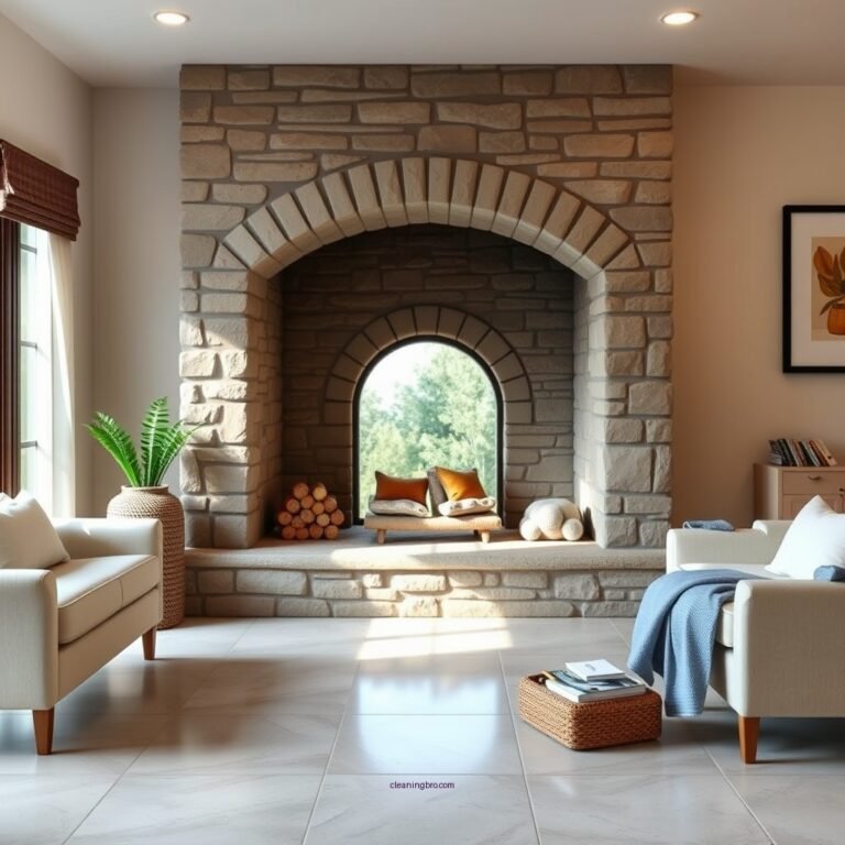 How to Clean a Stone Fireplace: Step-by-Step Guide