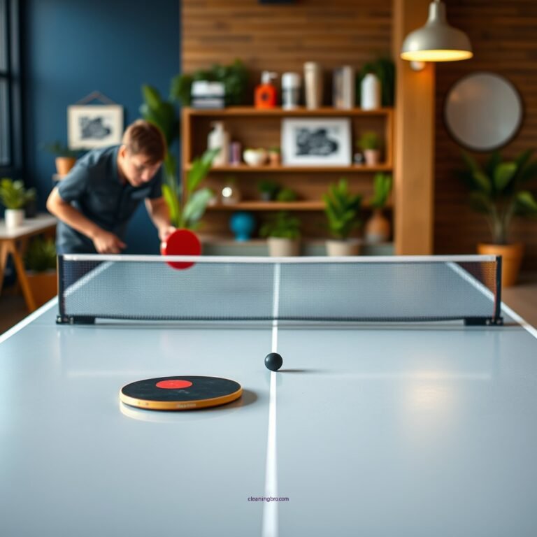 How to Clean a Ping Pong Table: A Step-by-Step Guide