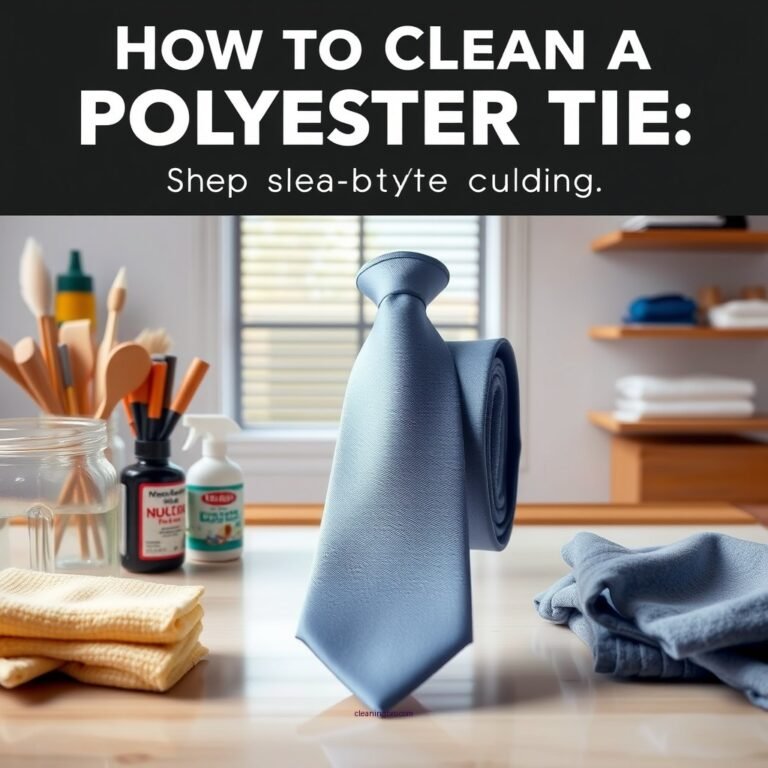 How to Clean a Polyester Tie: Step-by-Step Guide
