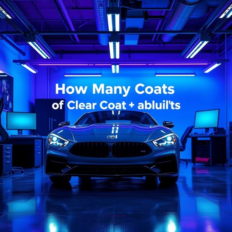 How Many Coats of Clear Coat Should You Apply on a Car?