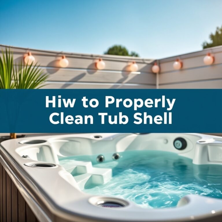 How to Properly Clean a Hot Tub Shell