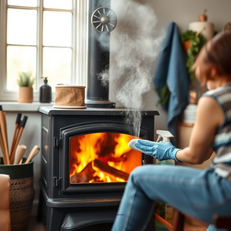 How to Clean the Exterior of a Wood Stove