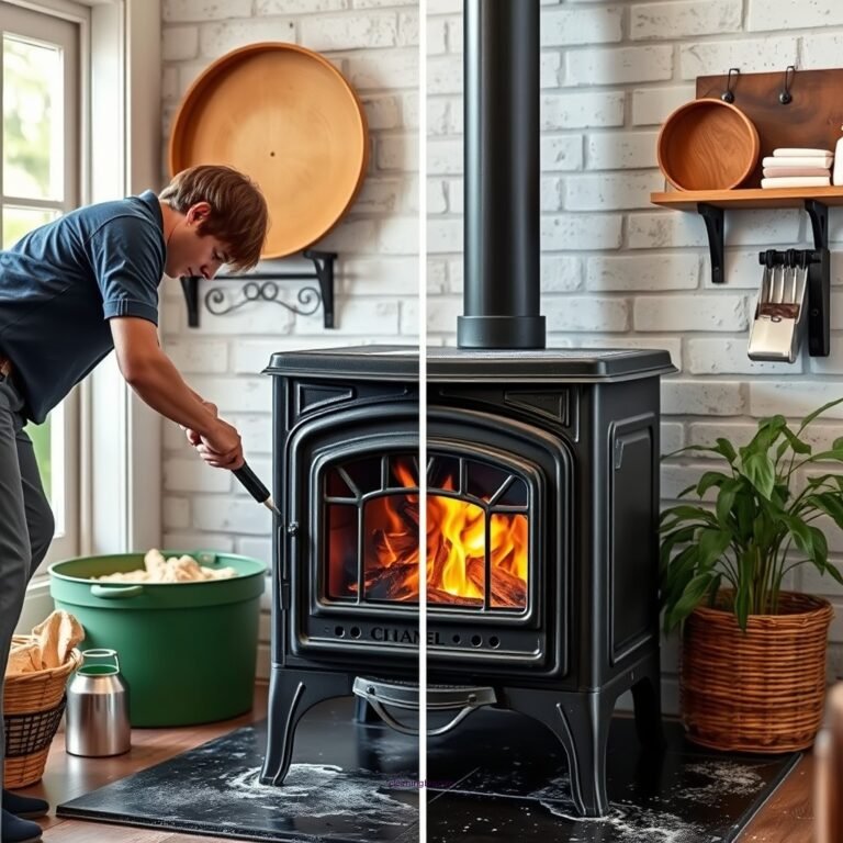 How to Clean the Outside of a Wood Burning Stove