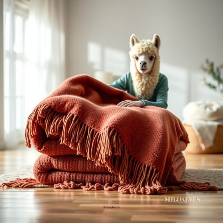 How to Effectively Clean an Alpaca Wool Blanket
