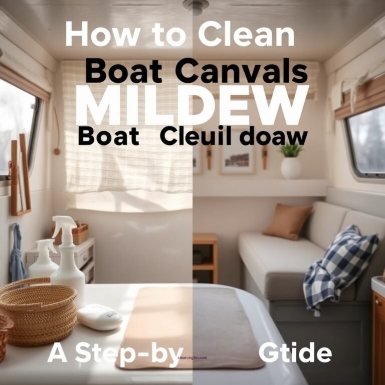 How to Clean Boat Canvas Mildew: A Step-by-Step Guide