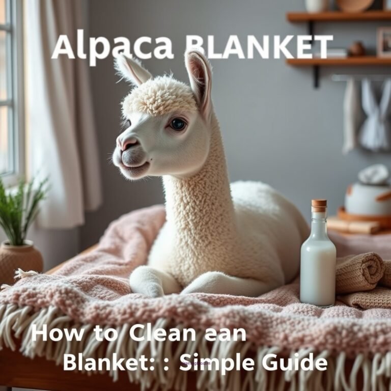 How to Clean an Alpaca Blanket: A Simple Guide