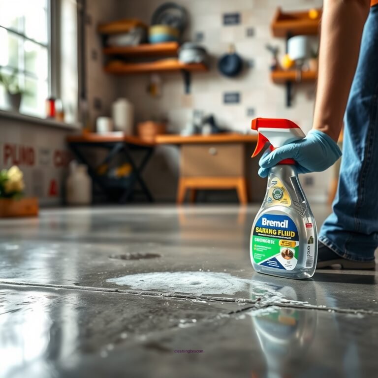 How to Clean Brake Fluid Off Concrete: Effective Methods