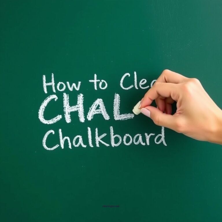 How to Clean Chalk Marker Off a Chalkboard