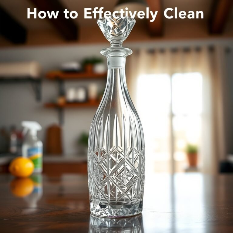 How to Effectively Clean a Crystal Decanter
