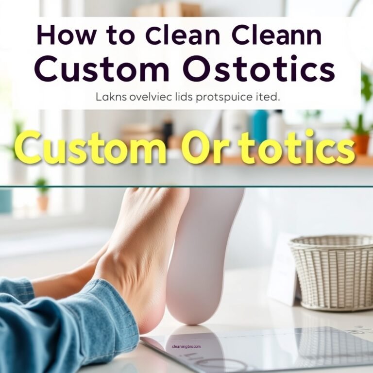 How to Clean Custom Orthotics: Best Practices and Tips