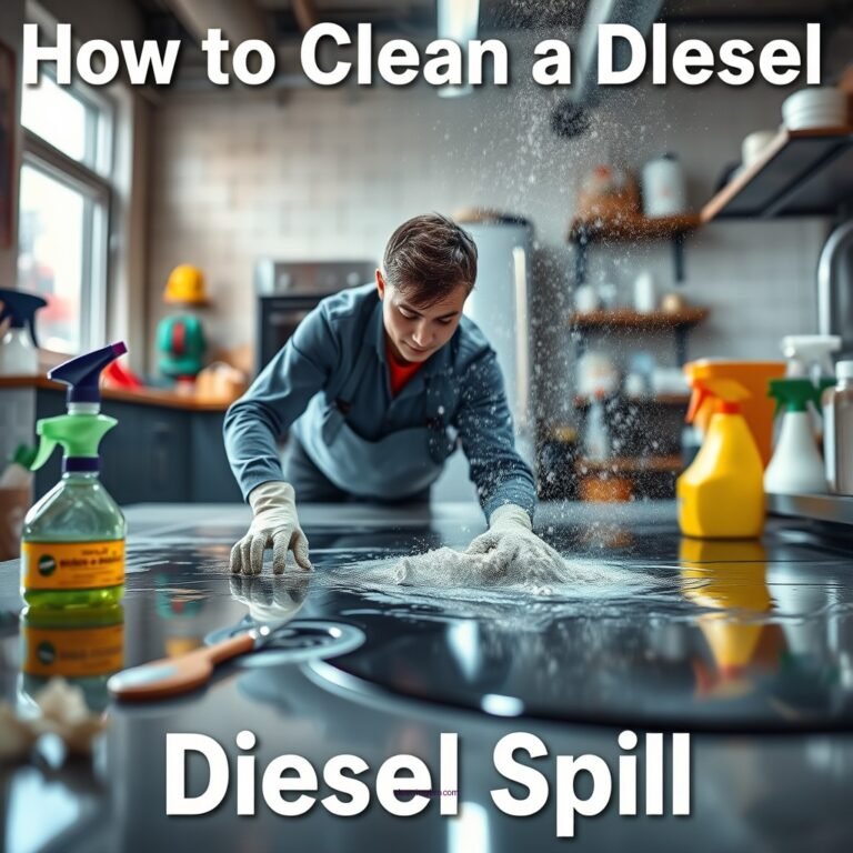 How to Clean a Diesel Spill: Step-by-Step Guide