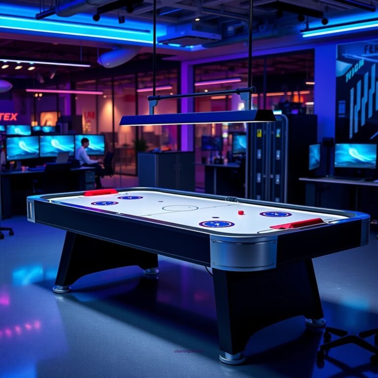 How to Clean an Air Hockey Table: A Simple Guide