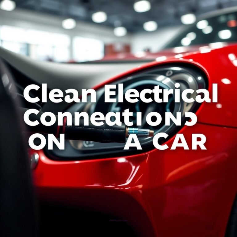 How to Clean Electrical Connections on a Car: A Step-by-Step Guide