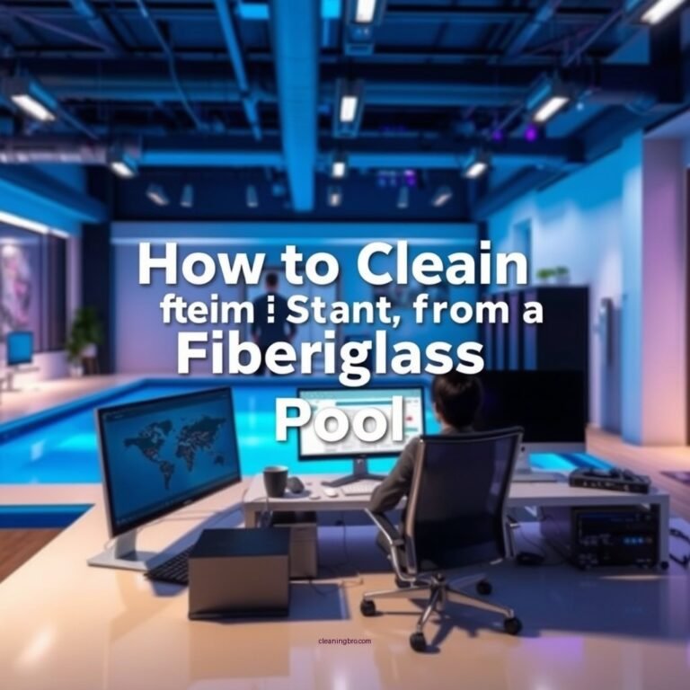How to Clean Stains from a Fiberglass Pool