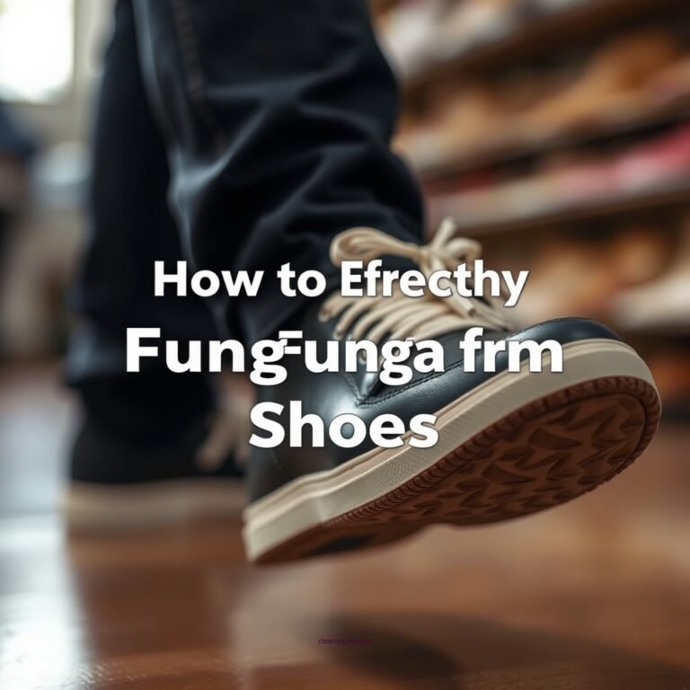 How to Effectively Clean Fungus from Shoes