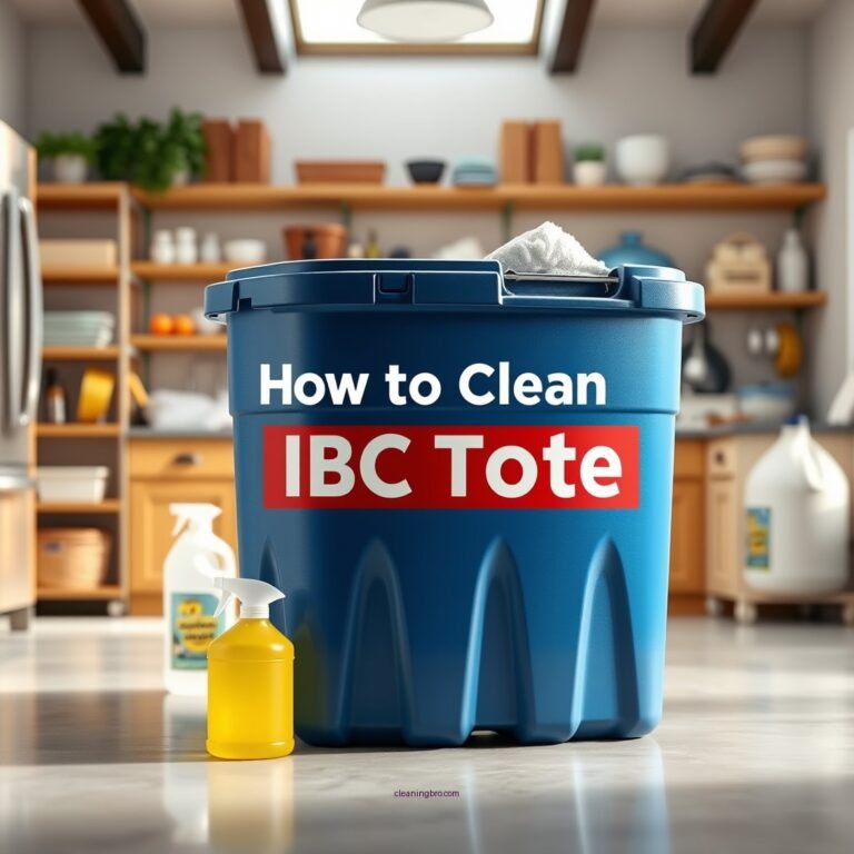 How to Clean an IBC Tote: Step-by-Step Guide