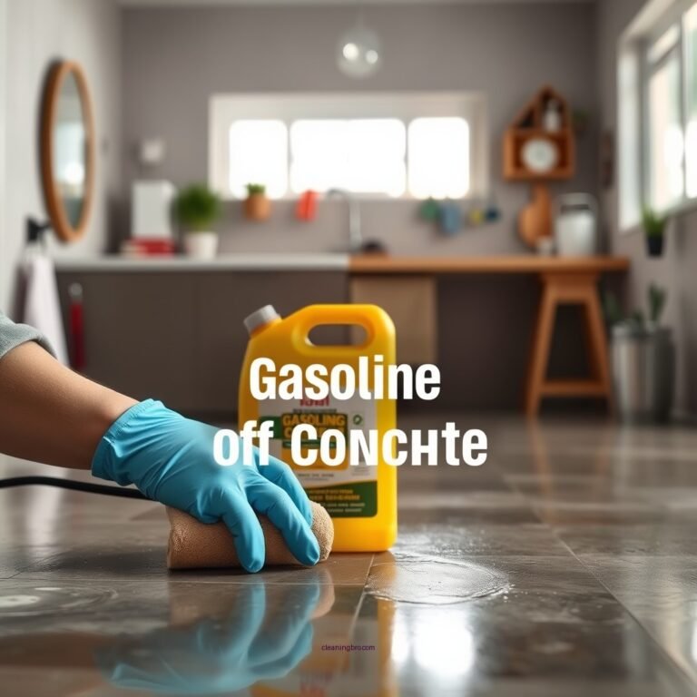 How to Effectively Clean Gasoline off Concrete
