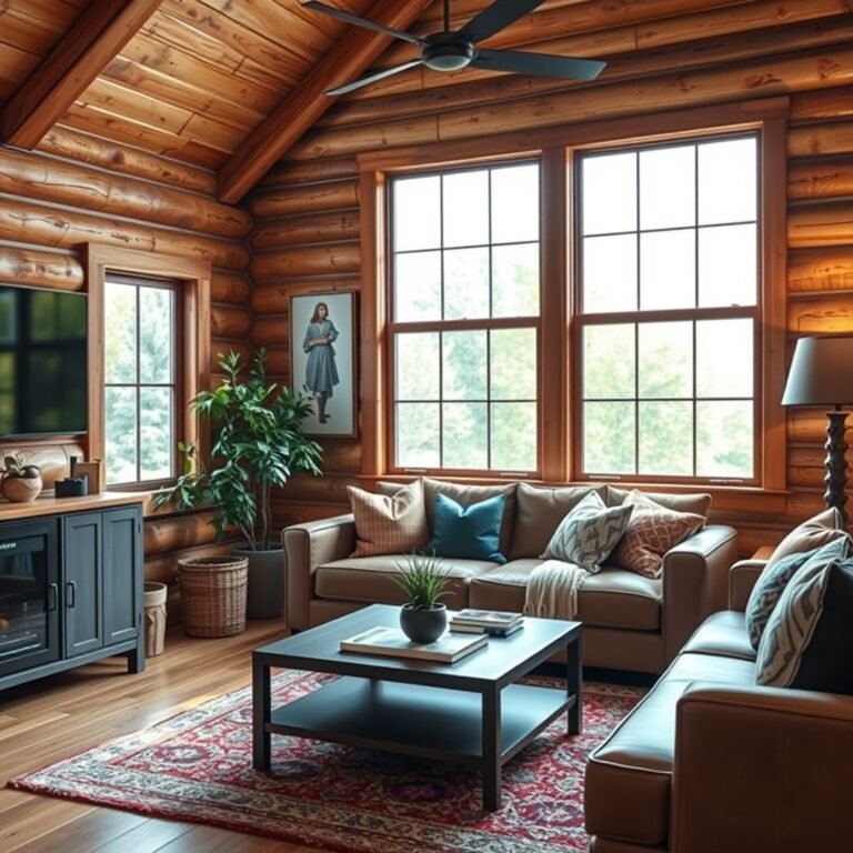How to Clean Interior Log Cabin Walls Effectively