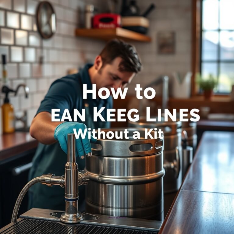 How to Clean Keg Lines Without a Kit