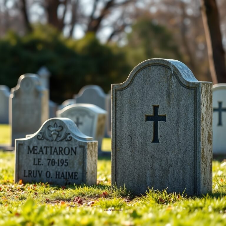 How to Clean Lichen from Gravestones: Effective Methods