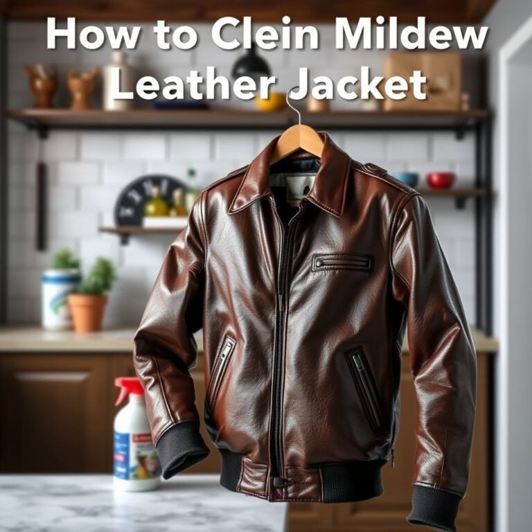 How to Clean Mildew from a Leather Jacket