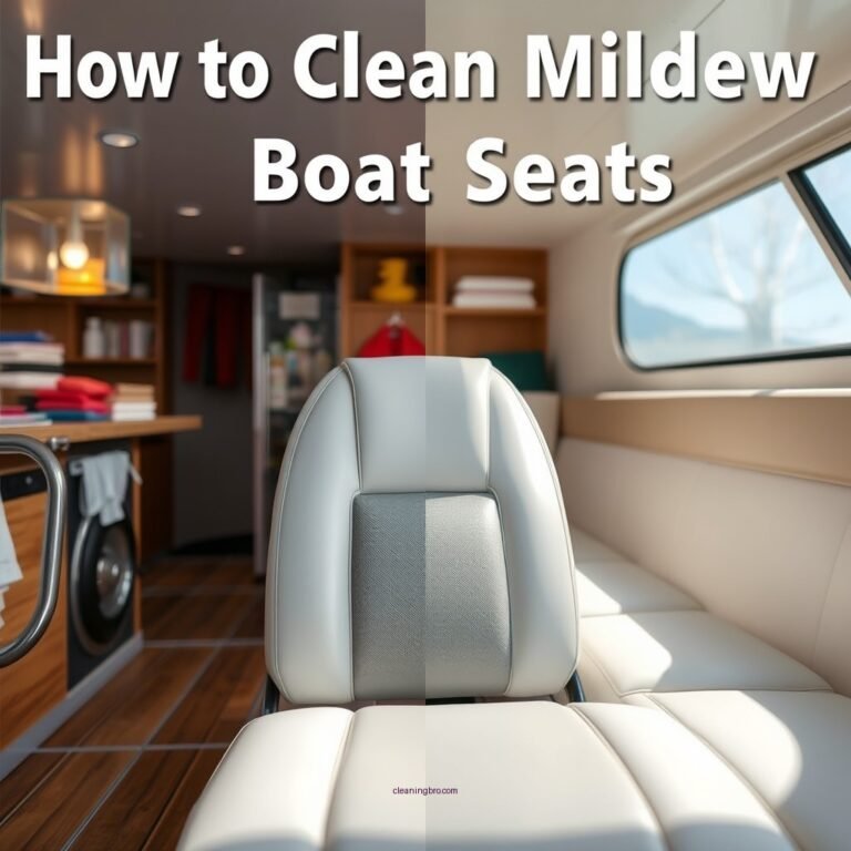 How to Clean Mildew Off Boat Seats: A Simple Guide