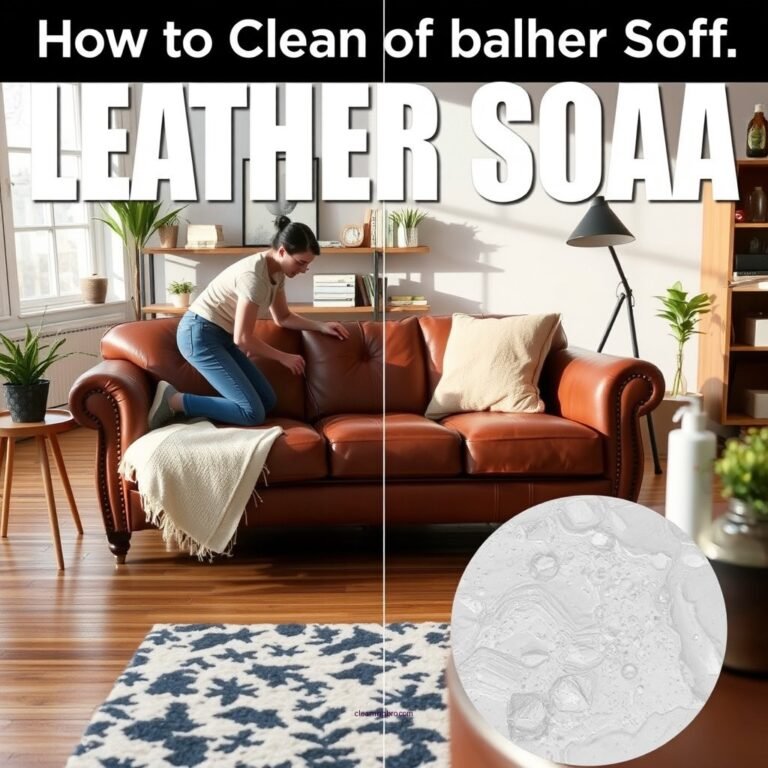 How to Clean Mold Off a Leather Sofa