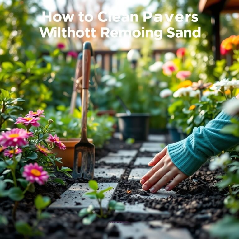 How to Clean Patio Pavers Without Removing Sand
