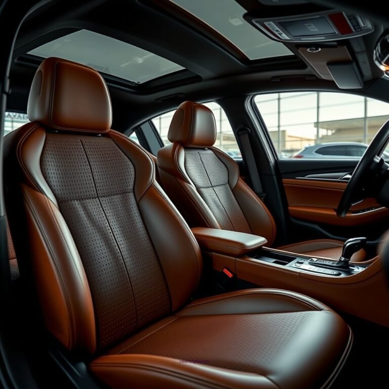 How to Clean Perforated Leather Car Seats Effectively