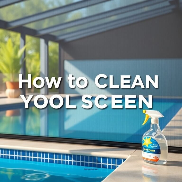 How to Clean Your Pool Screen Effectively