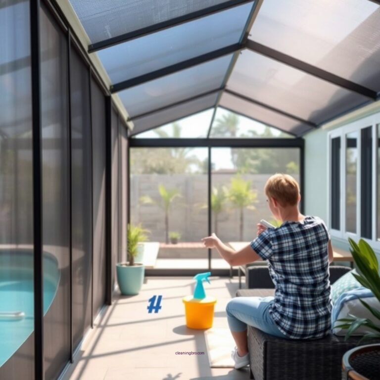 How to Clean a Pool Screen Enclosure Effectively
