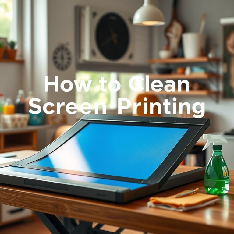 How to Clean Screen Printing Screens: A Comprehensive Guide