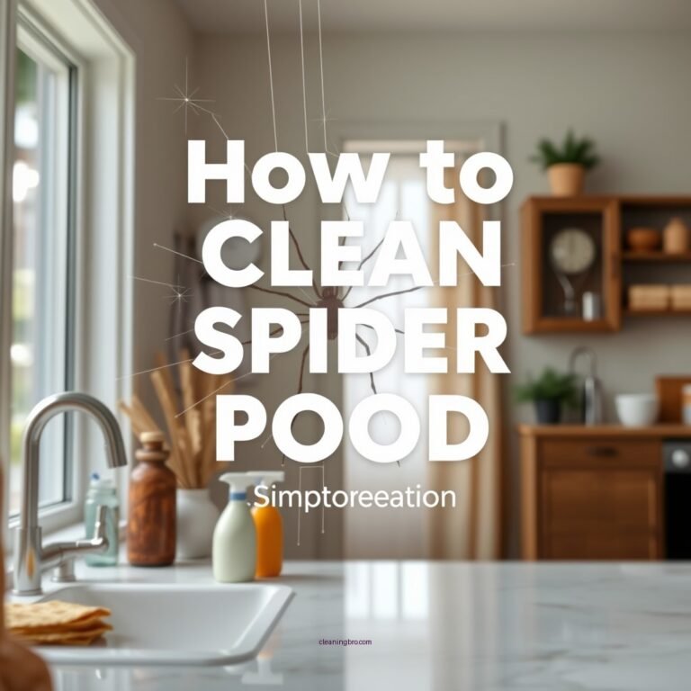 How to Clean Spider Poop: A Simple Guide