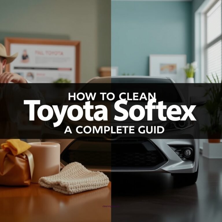 How to Clean Toyota Softex: A Complete Guide