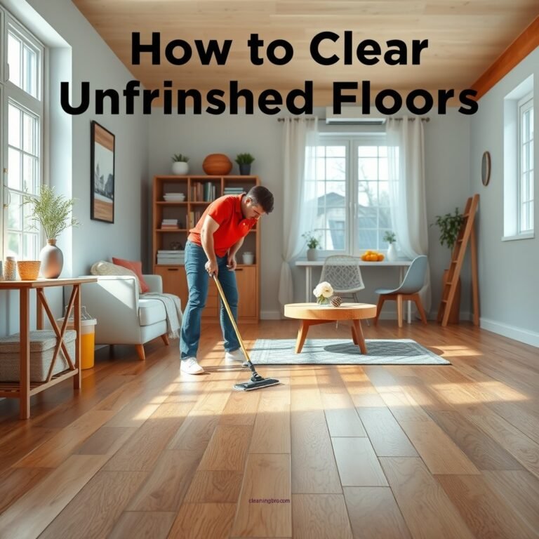 How to Clean Unfinished Wood Floors: Essential Tips