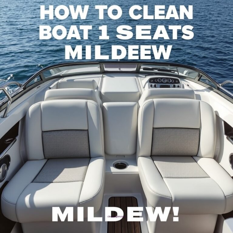How to Clean Boat Seats from Mildew Effectively