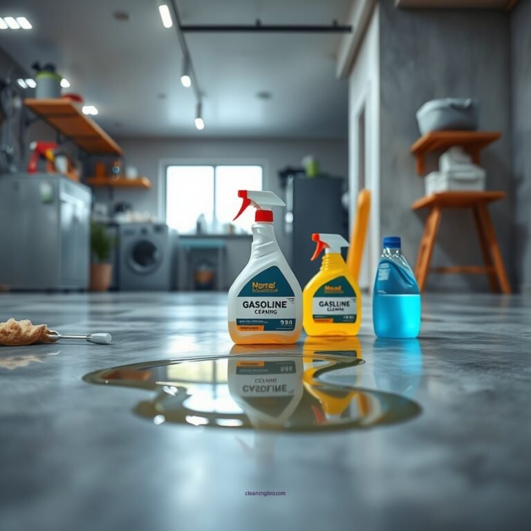 How to Clean Up a Gasoline Spill on Concrete