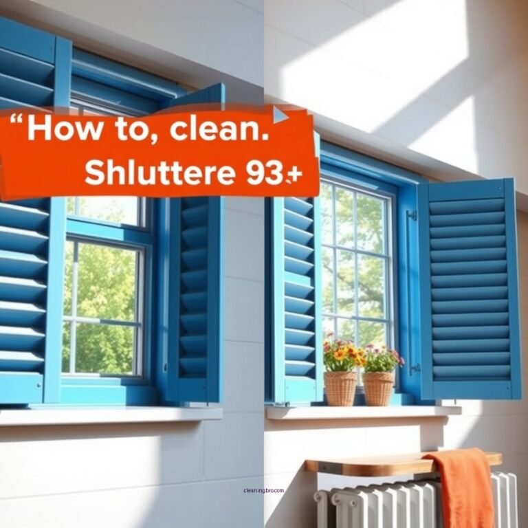 How to Clean Vinyl Window Shutters Effectively