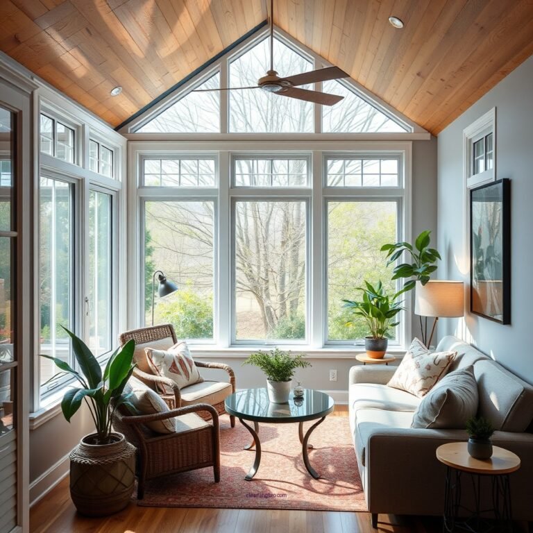 How to Clean Vinyl Windows in Your Sunroom